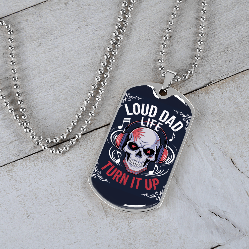 Father gift retirement custom tag necklace fine jewelry