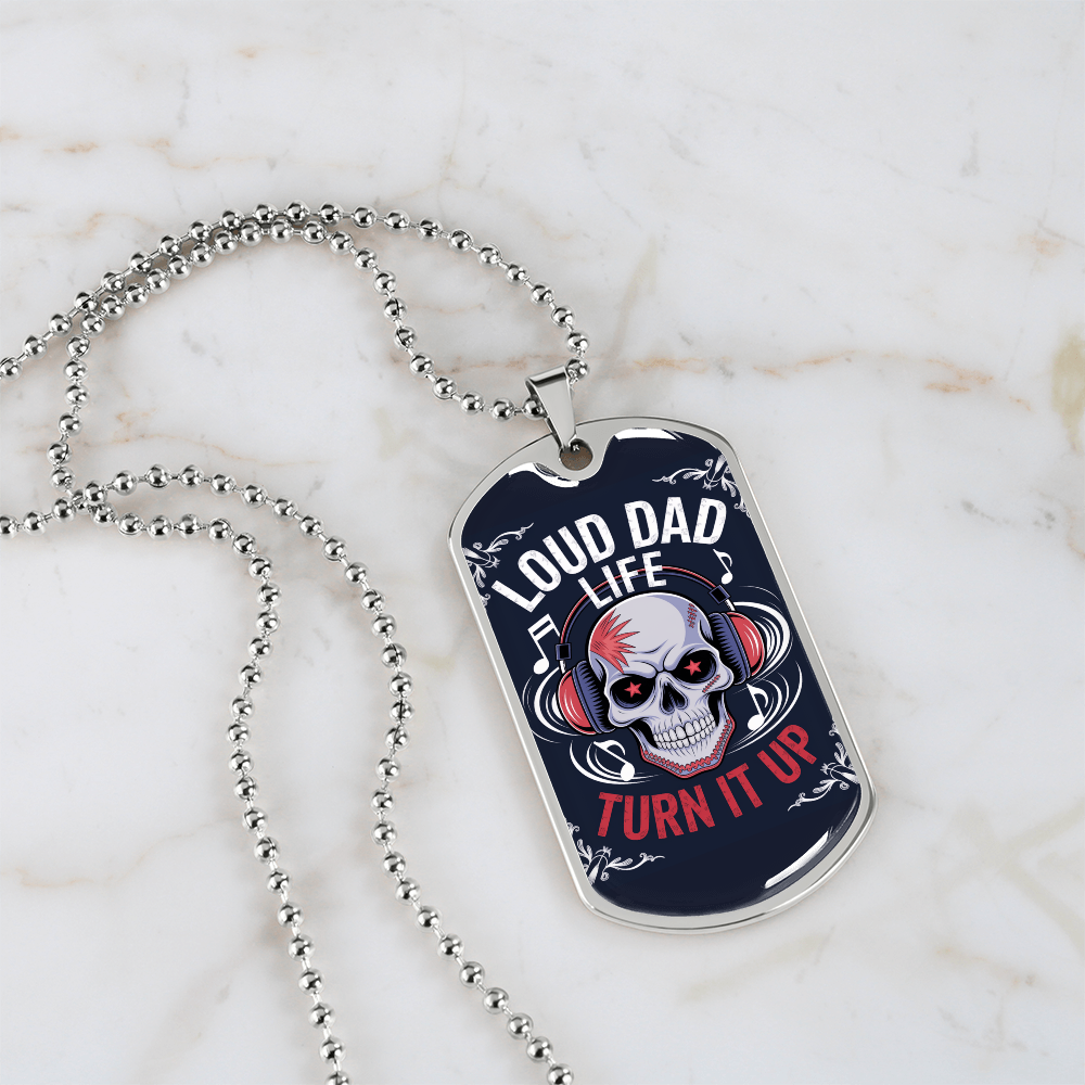 Father gift retirement custom tag necklace fine jewelry