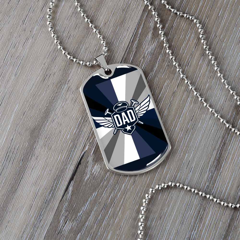 Father gift retirement personalized custom necklace fine jewelry
