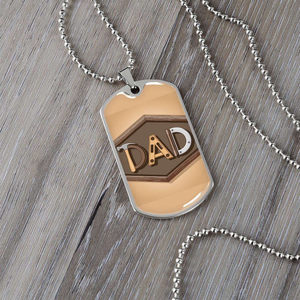 Father gift retirement personalized custom necklace fine jewelry