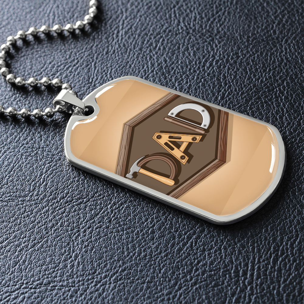 Father gift retirement personalized custom necklace fine jewelry