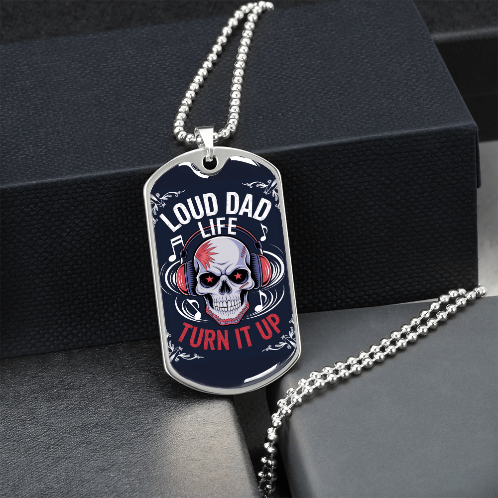 Father gift retirement custom tag necklace fine jewelry