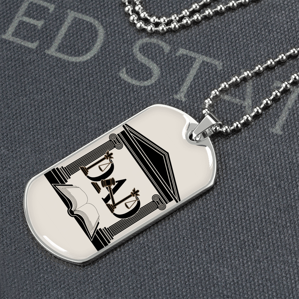 Father gift retirement personalized custom necklace fine jewelry