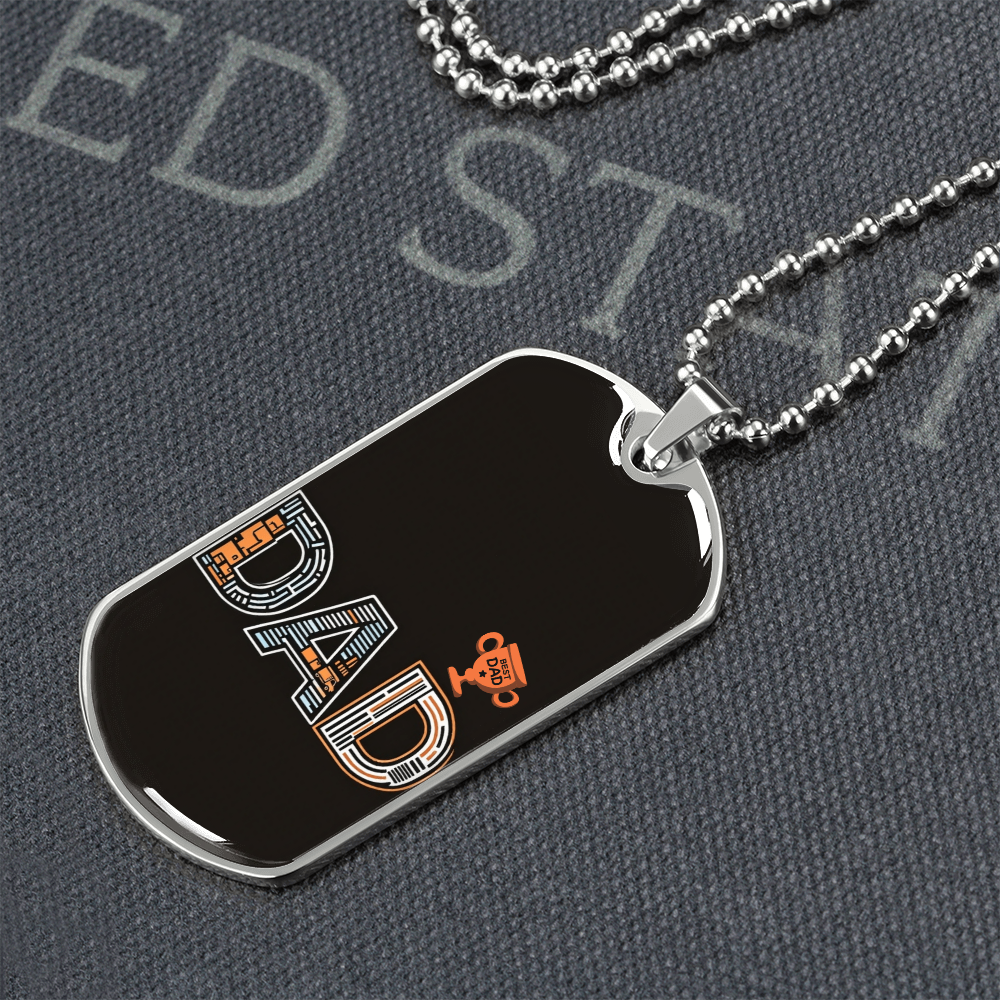Father gift retirement personalized custom necklace fine jewelry