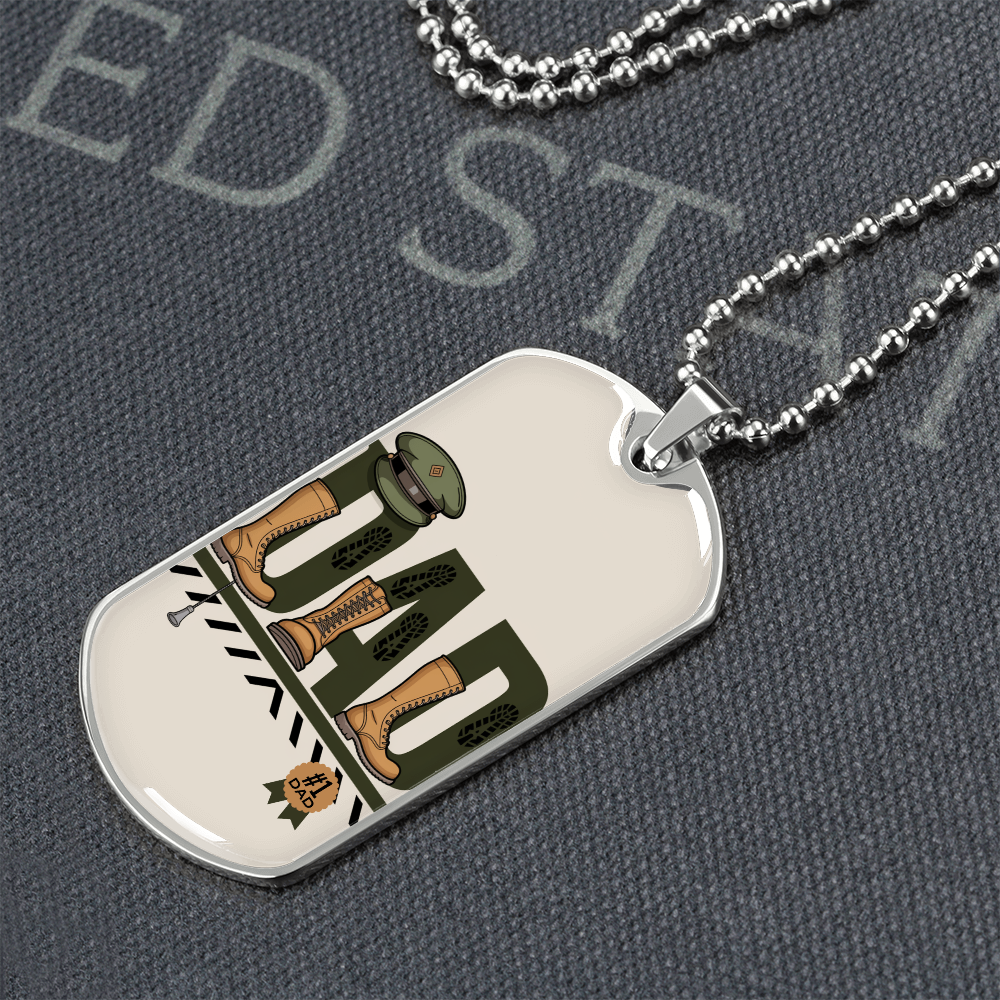 Father gift retirement personalized custom necklace fine jewelry