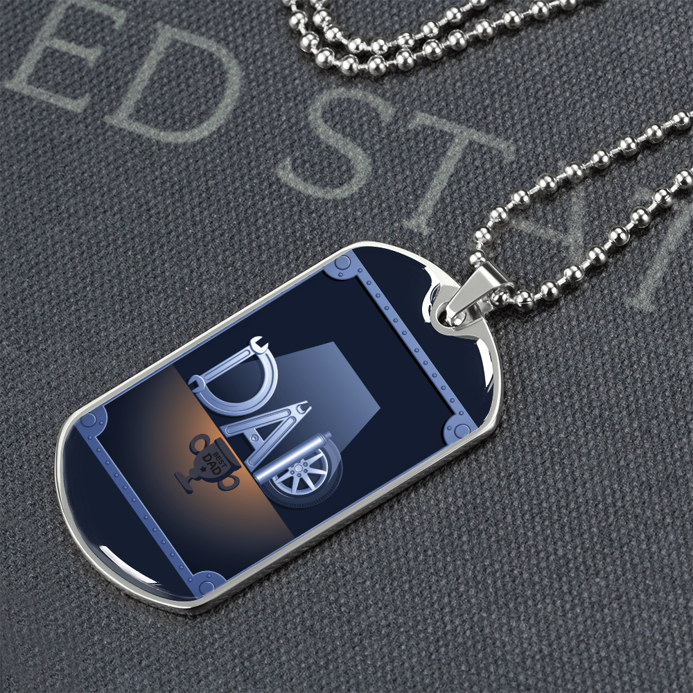 Father gift retirement custom personalized necklace fine jewelry
