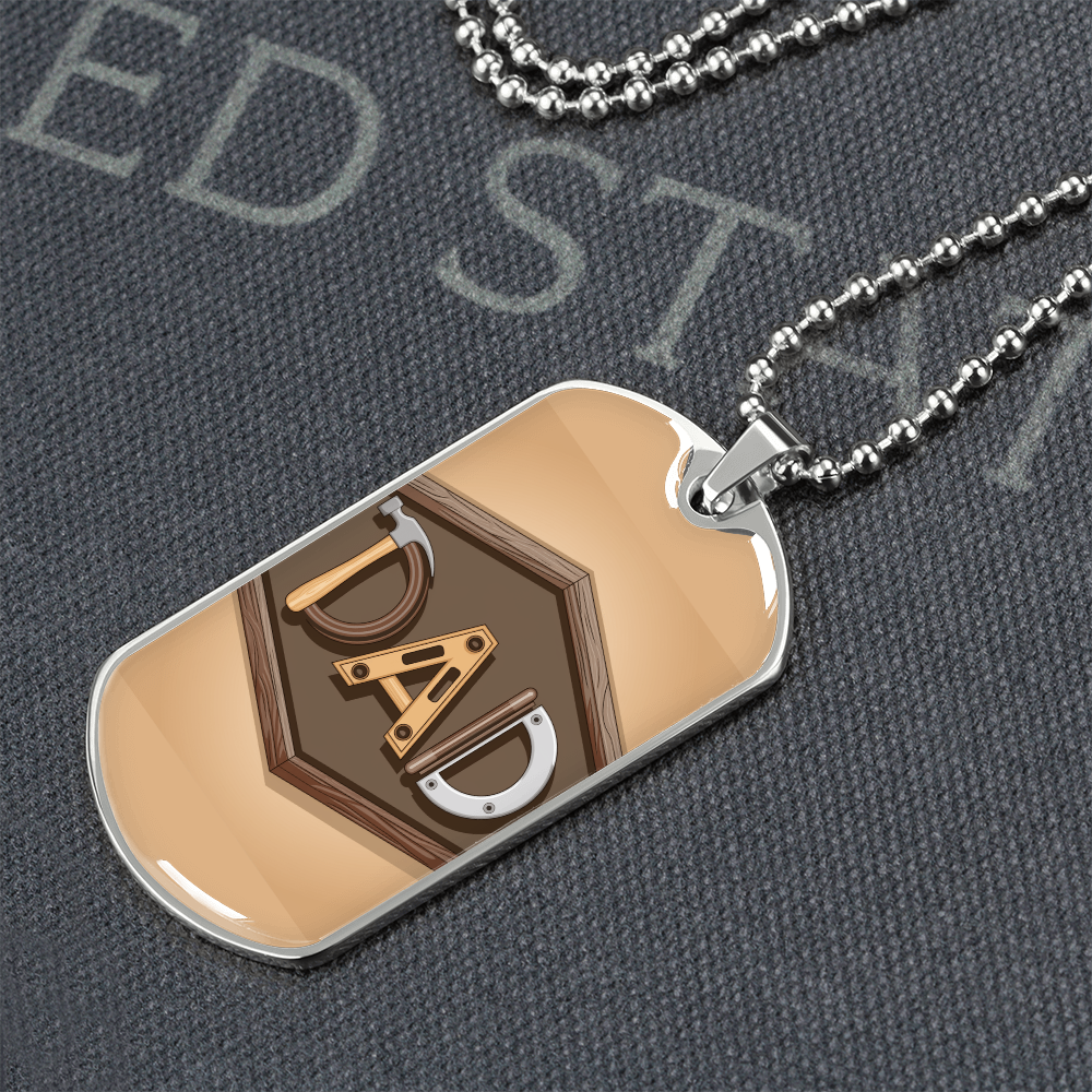 Father gift retirement personalized custom necklace fine jewelry