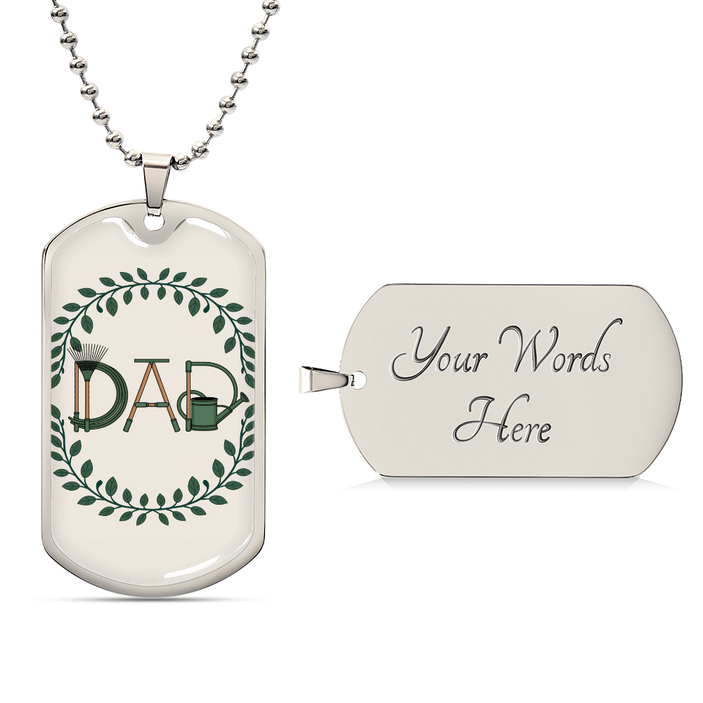 Father gif retirement personalized custom necklace fine jewelry