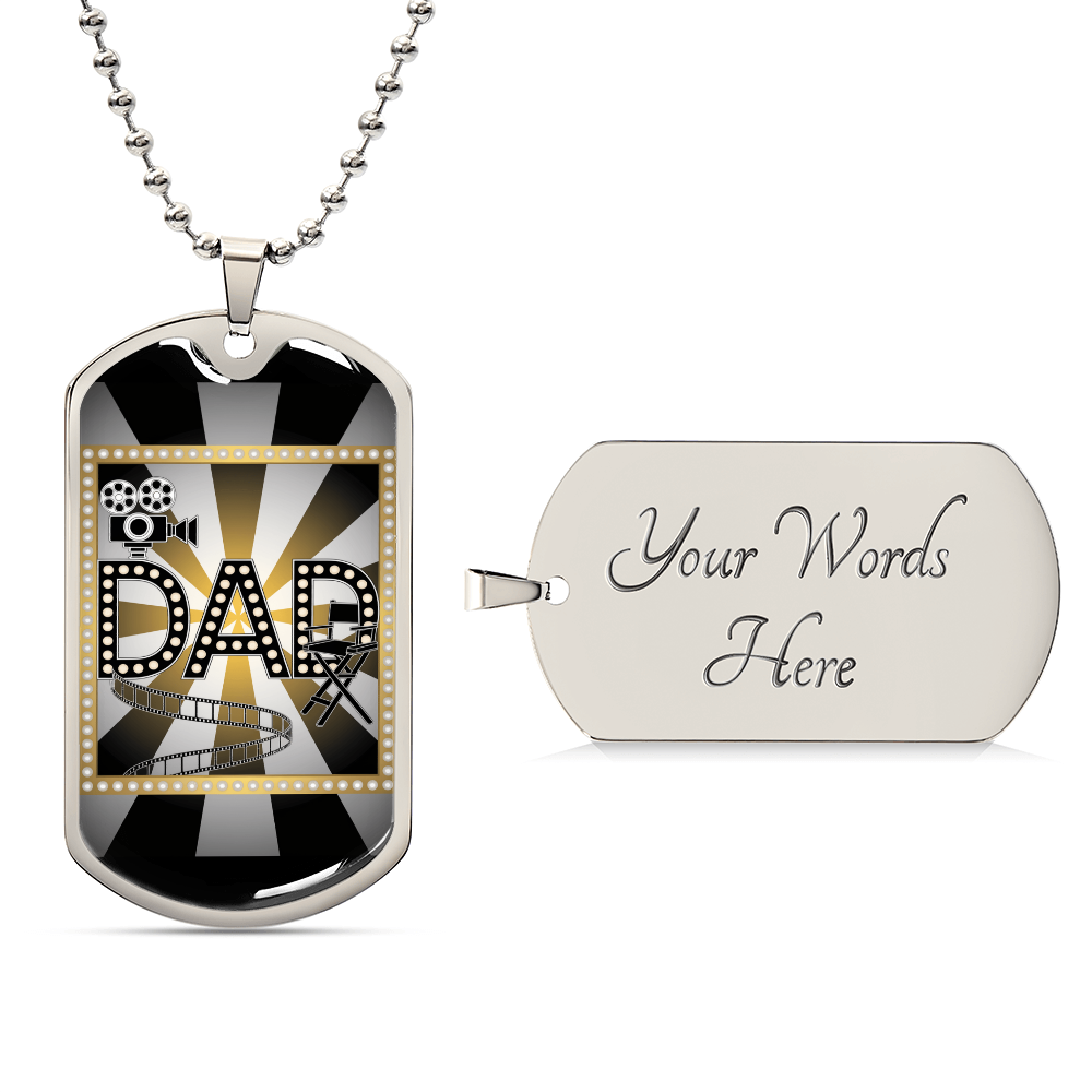 Father gift retirement personalized custom necklace fine jewelry