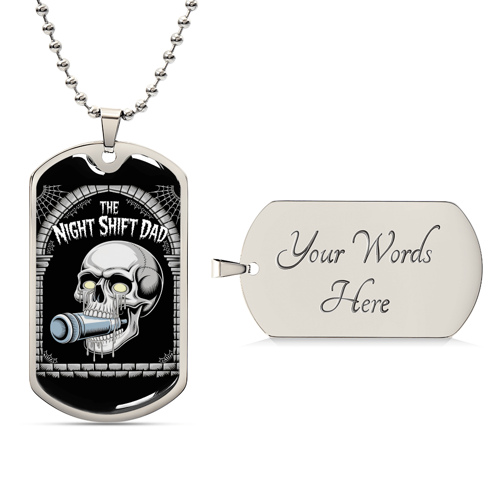 Father gift retirement personalized custom necklace fine jewelry