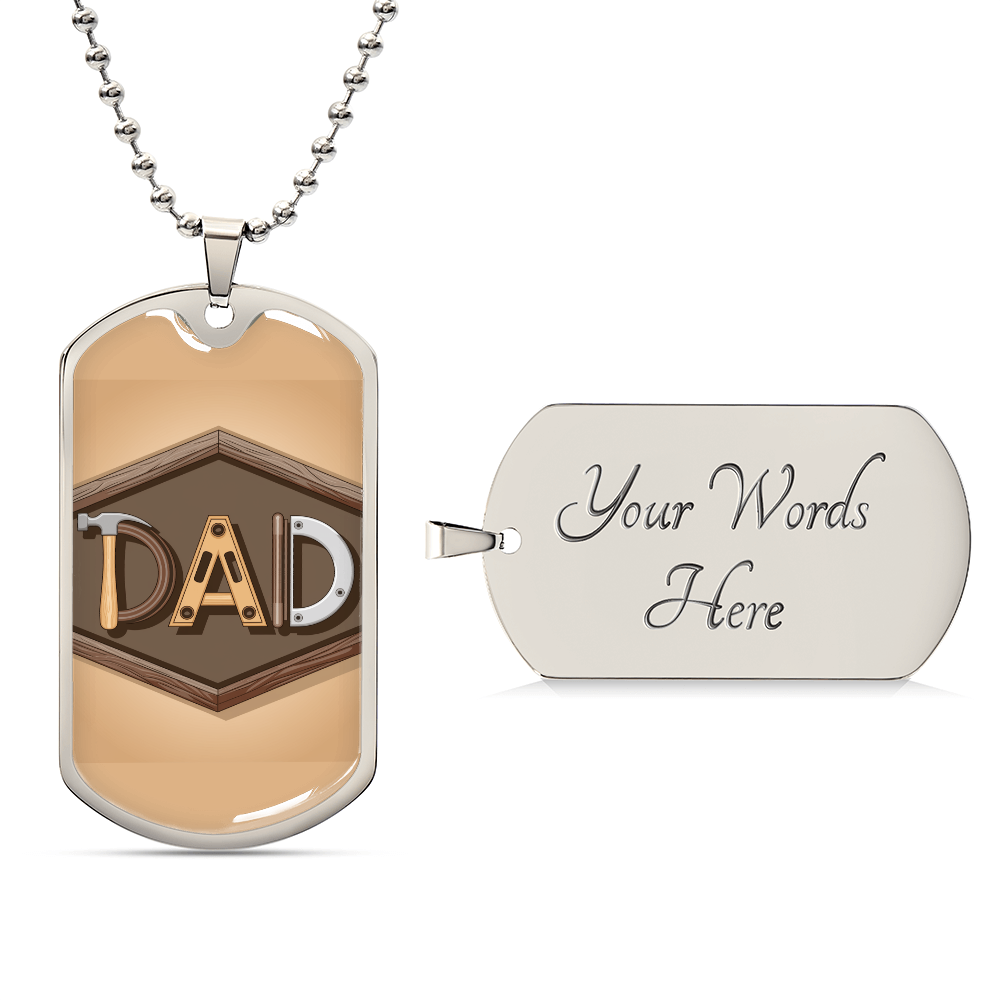 Father gift retirement personalized custom necklace fine jewelry