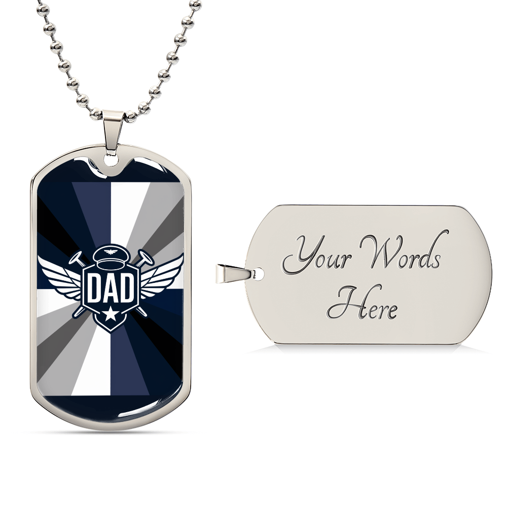 Father gift retirement personalized custom necklace fine jewelry