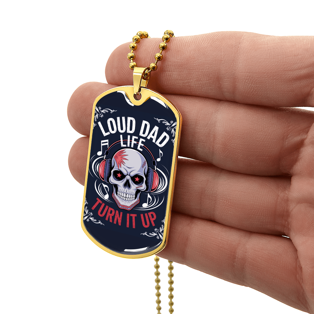 Father gift retirement custom tag necklace fine jewelry
