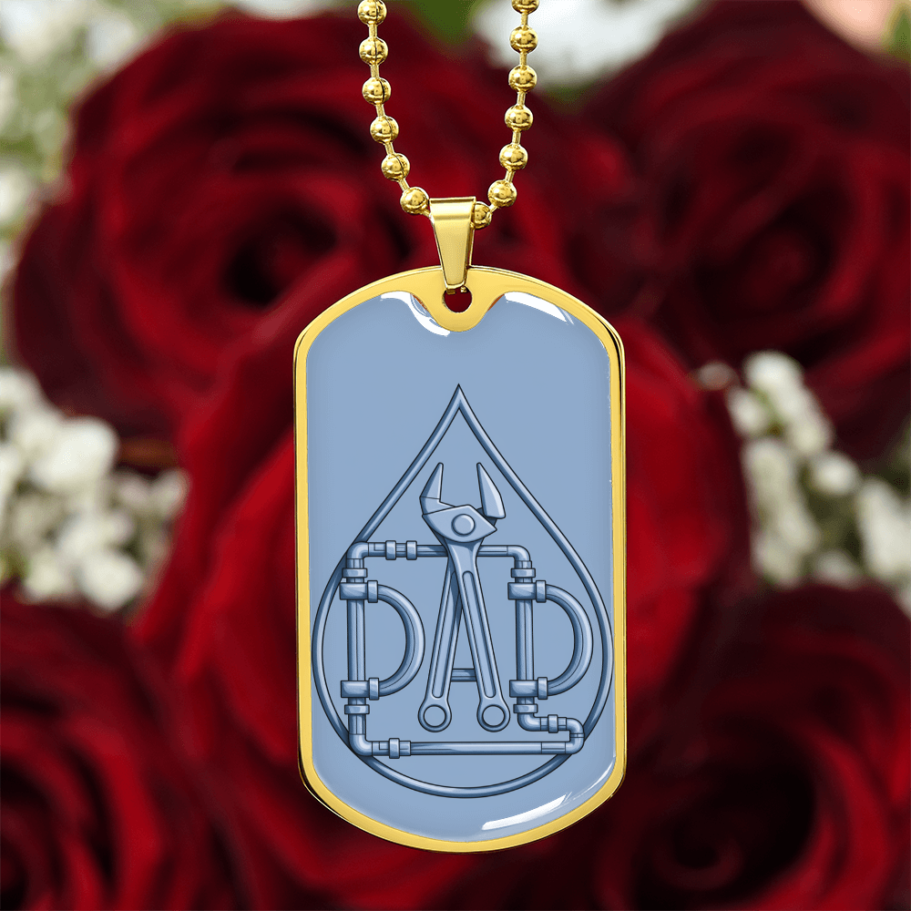Father gift retirement personalized custom necklace fine jewelry