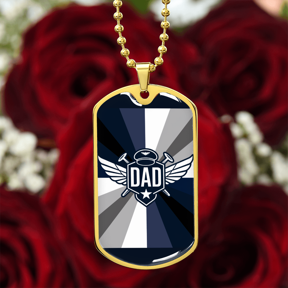 Father gift retirement personalized custom necklace fine jewelry