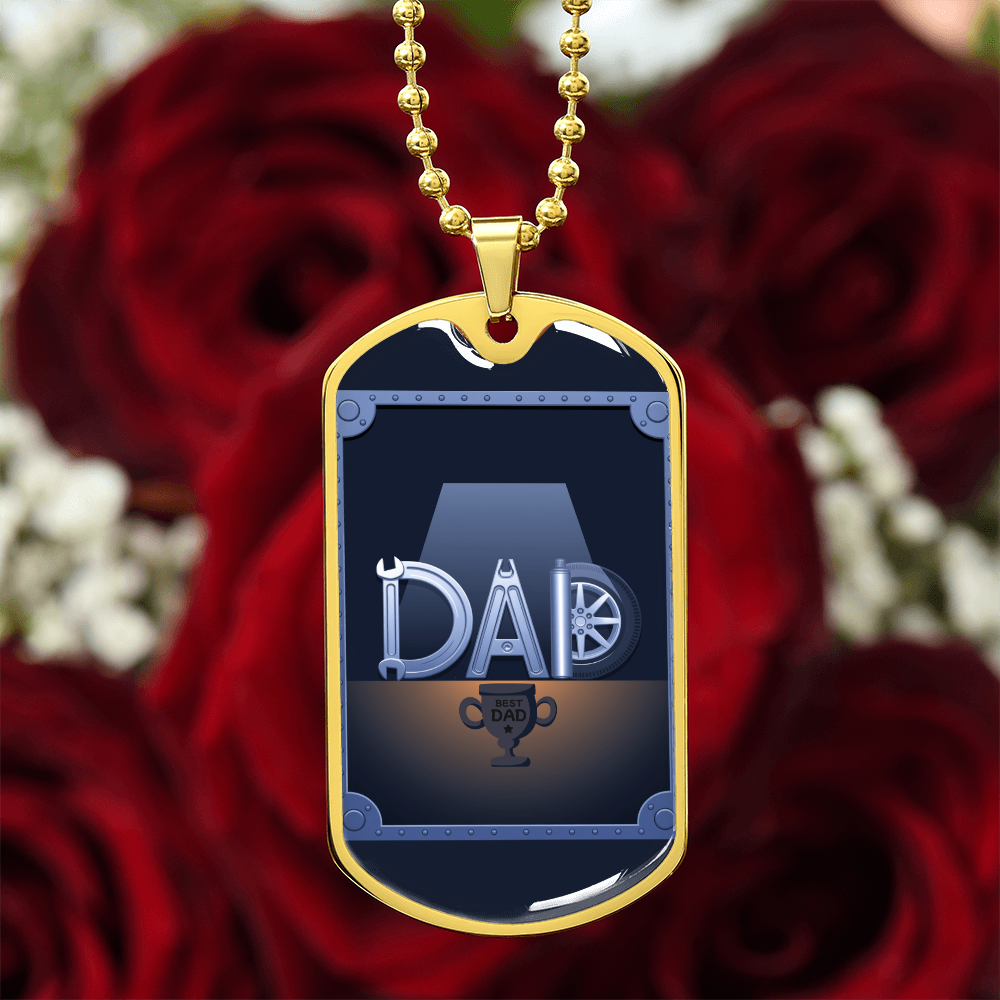 Father gift retirement custom personalized necklace fine jewelry