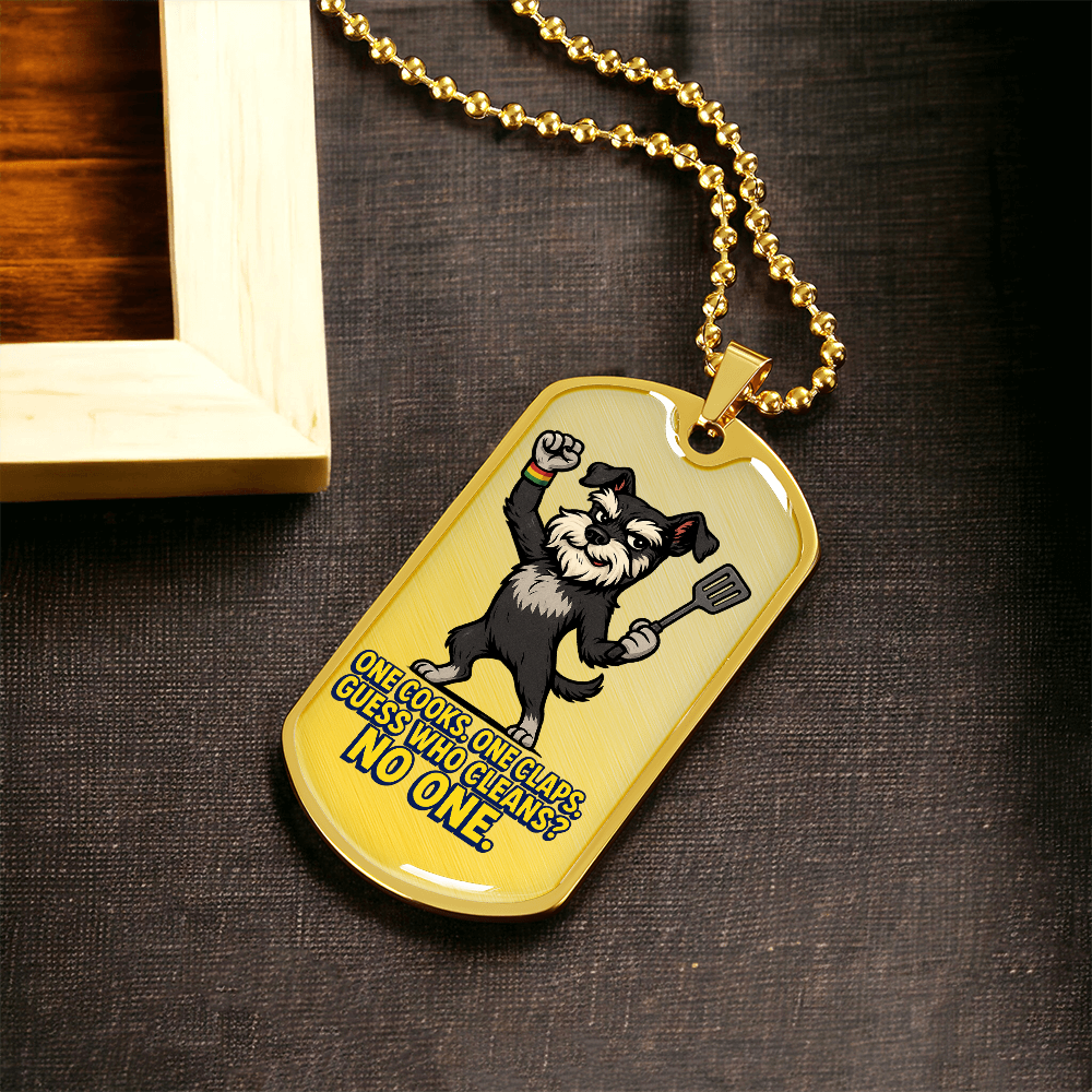 Pride Necklace Custom Name| Dog Tag Chain | Custom Dog Tag