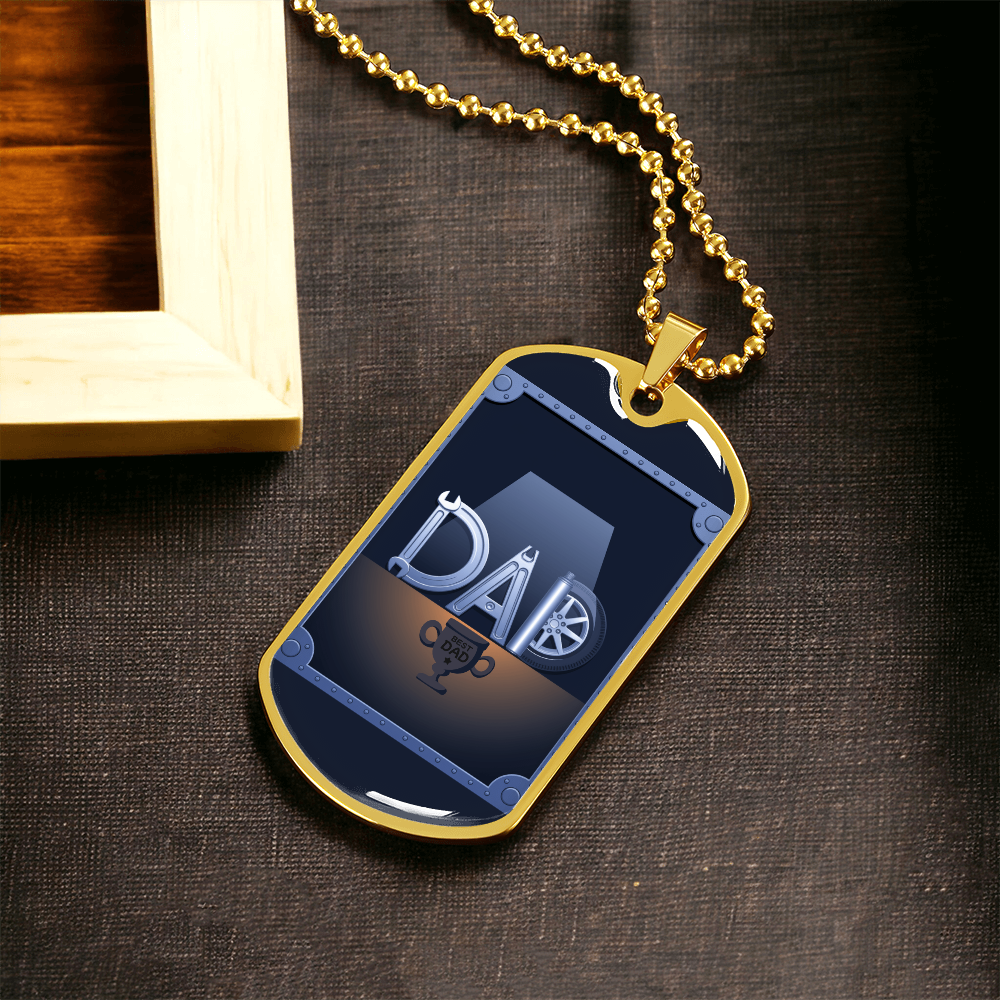 Father gift retirement custom personalized necklace fine jewelry