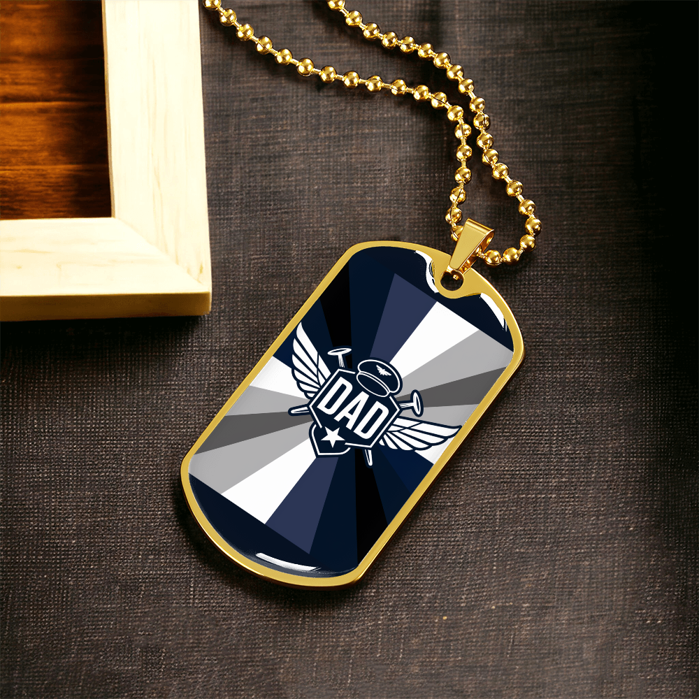 Father gift retirement personalized custom necklace fine jewelry