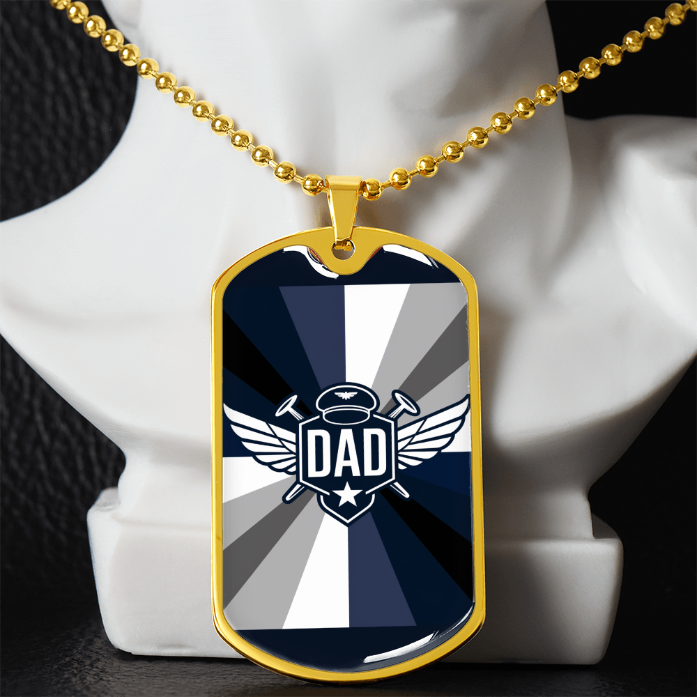 Father gift retirement personalized custom necklace fine jewelry
