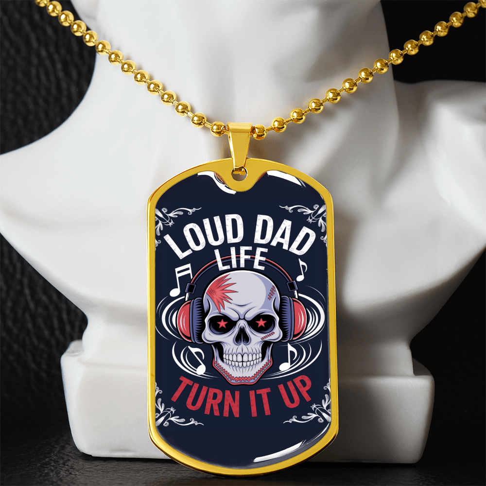 Father gift retirement custom tag necklace fine jewelry