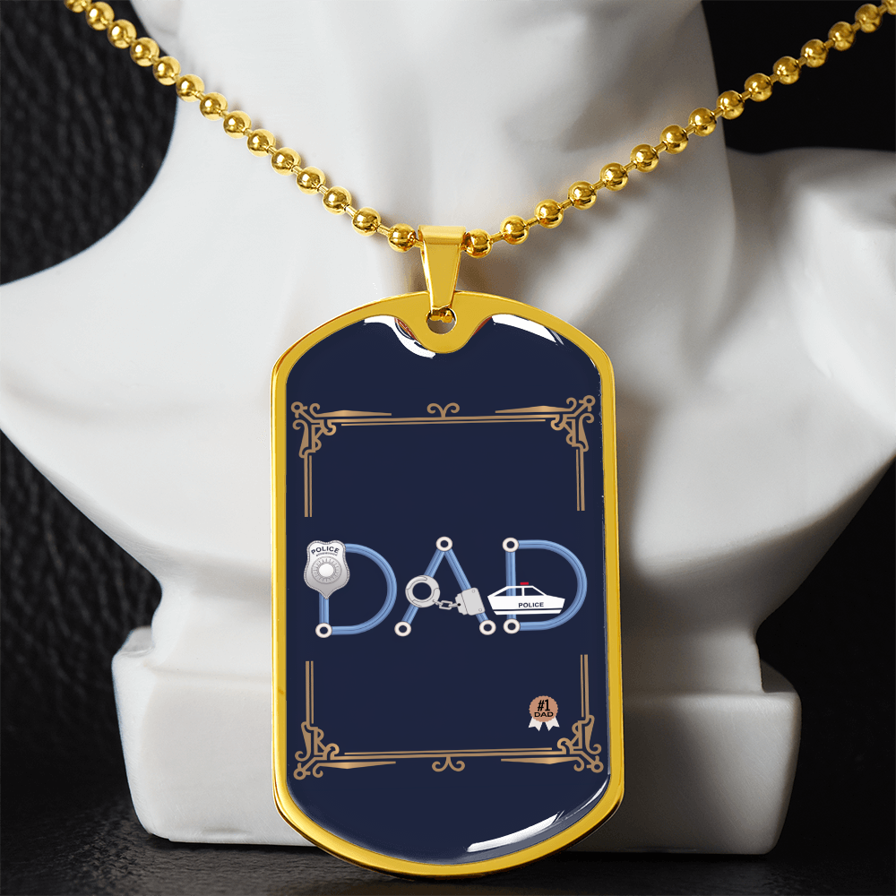 Father gift retirement personalized custom tag