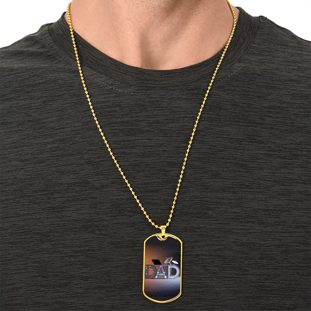 Father gift retirement custom personalized necklace fine jewelry