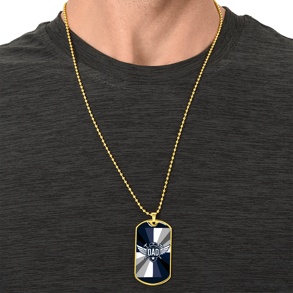 Father gift retirement personalized custom necklace fine jewelry