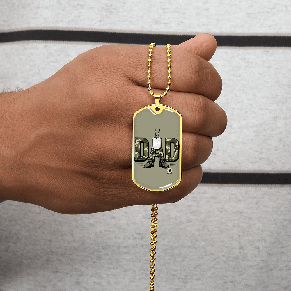 Father gift retirement personalized custom necklace fine jewelry