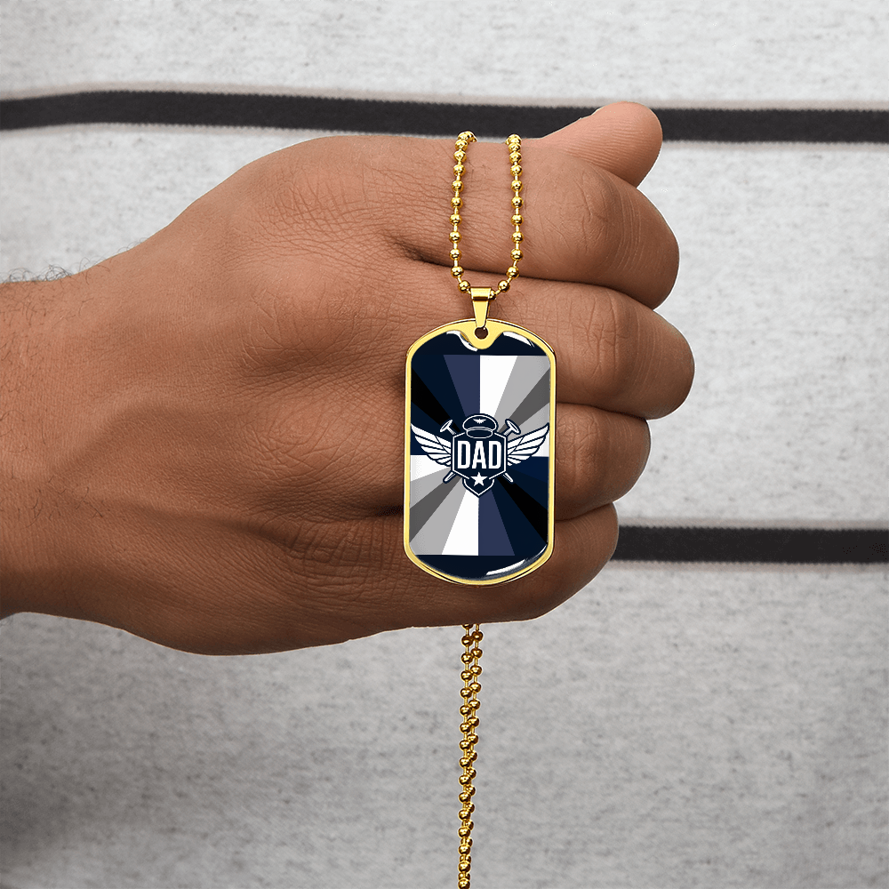 Father gift retirement personalized custom necklace fine jewelry