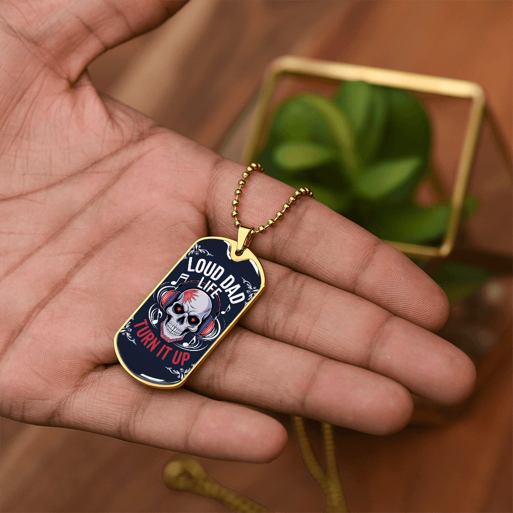 Father gift retirement custom tag necklace fine jewelry