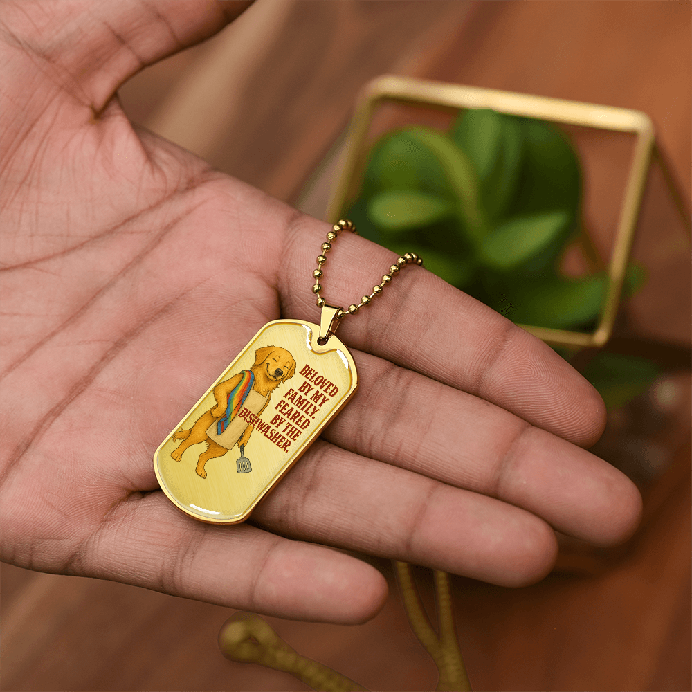 Pride custom tag LGBTQ fine jewelry personalized