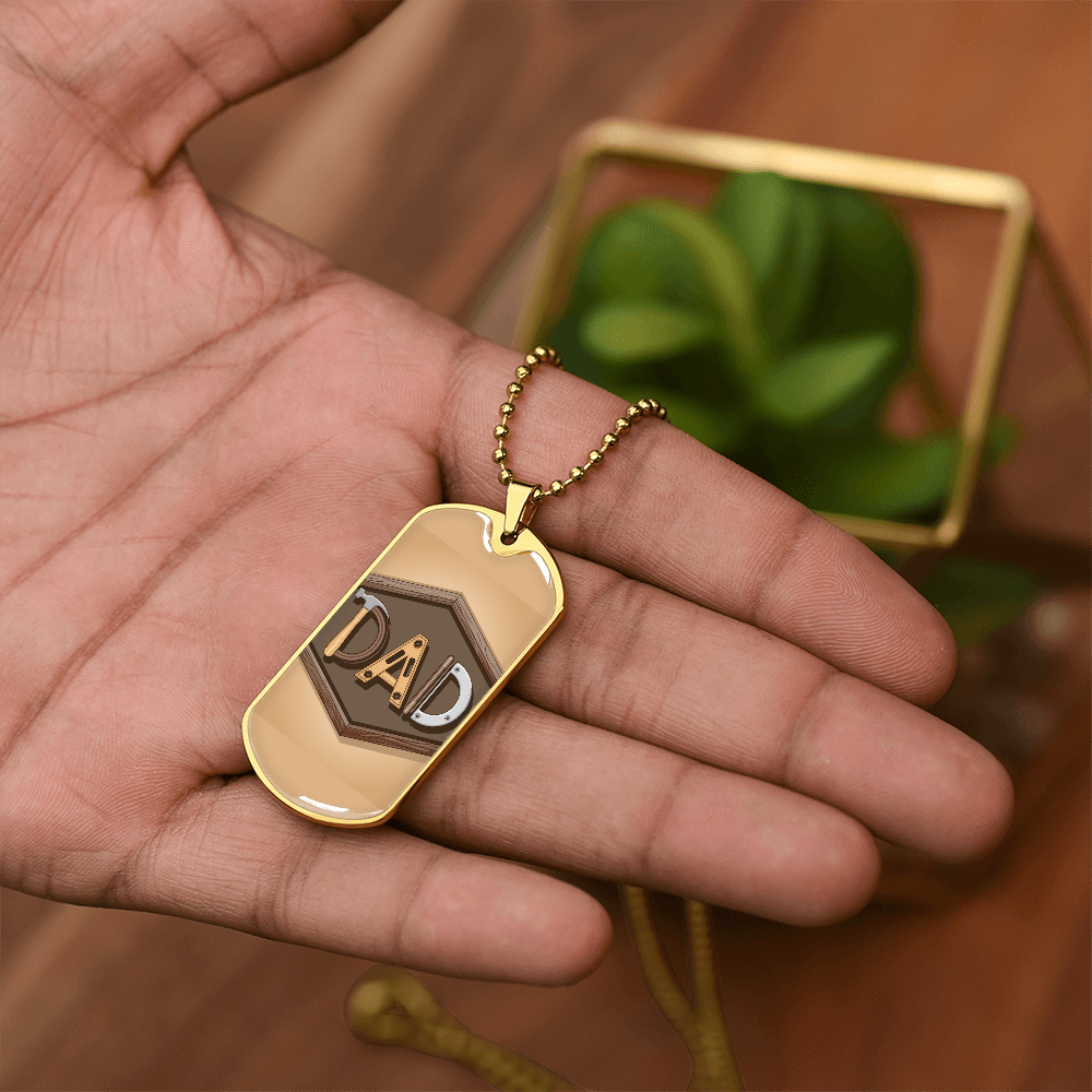 Father gift retirement personalized custom necklace fine jewelry