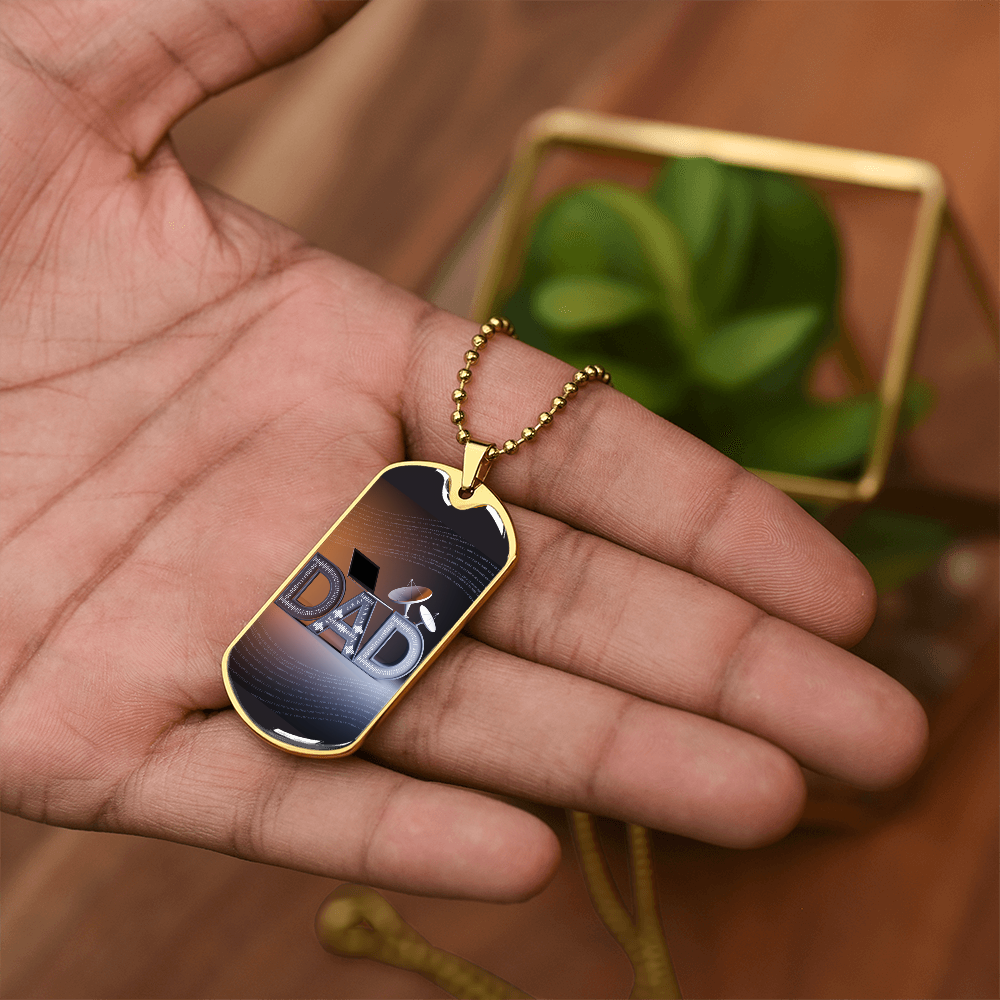 Father gift retirement custom personalized necklace fine jewelry