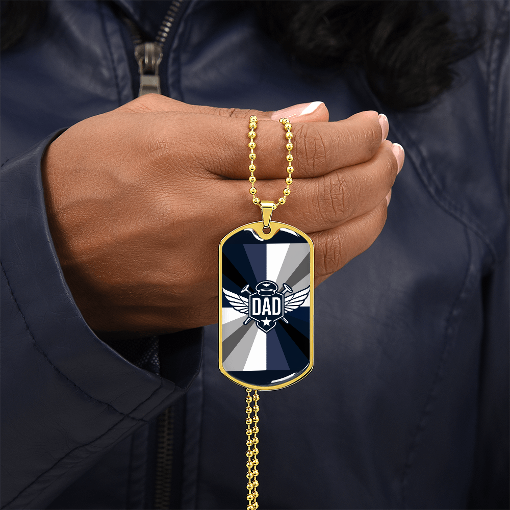 Father gift retirement personalized custom necklace fine jewelry