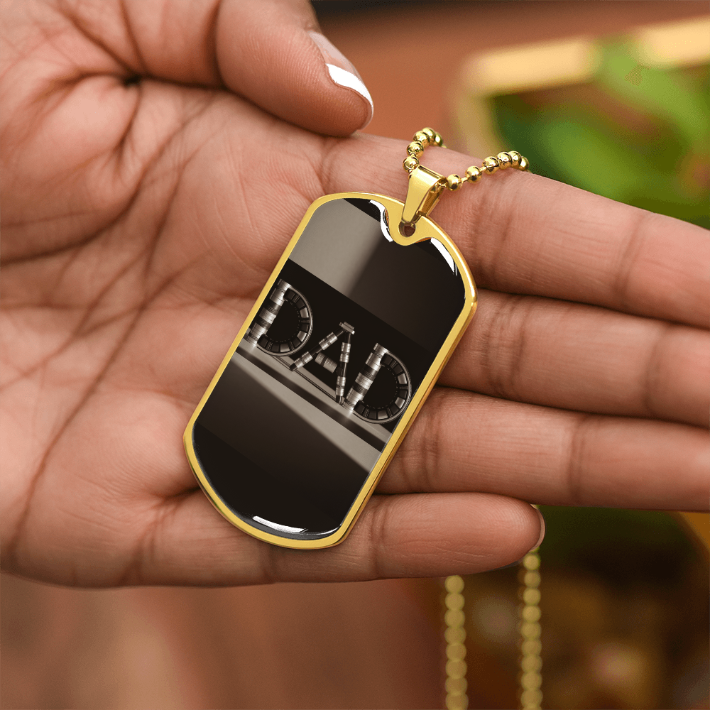 Father gift retirement personalized custom necklace fine jewelry