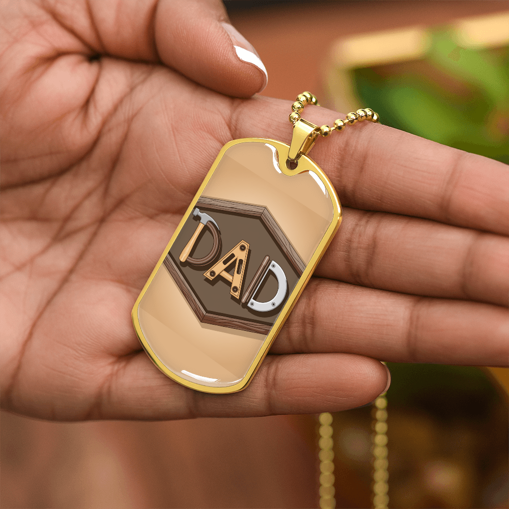 Father gift retirement personalized custom necklace fine jewelry