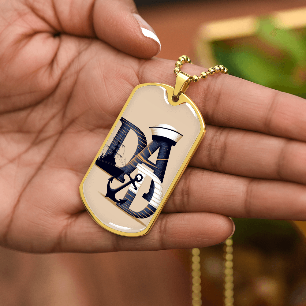 Father gift retirement personalized custom necklace fine jewelry