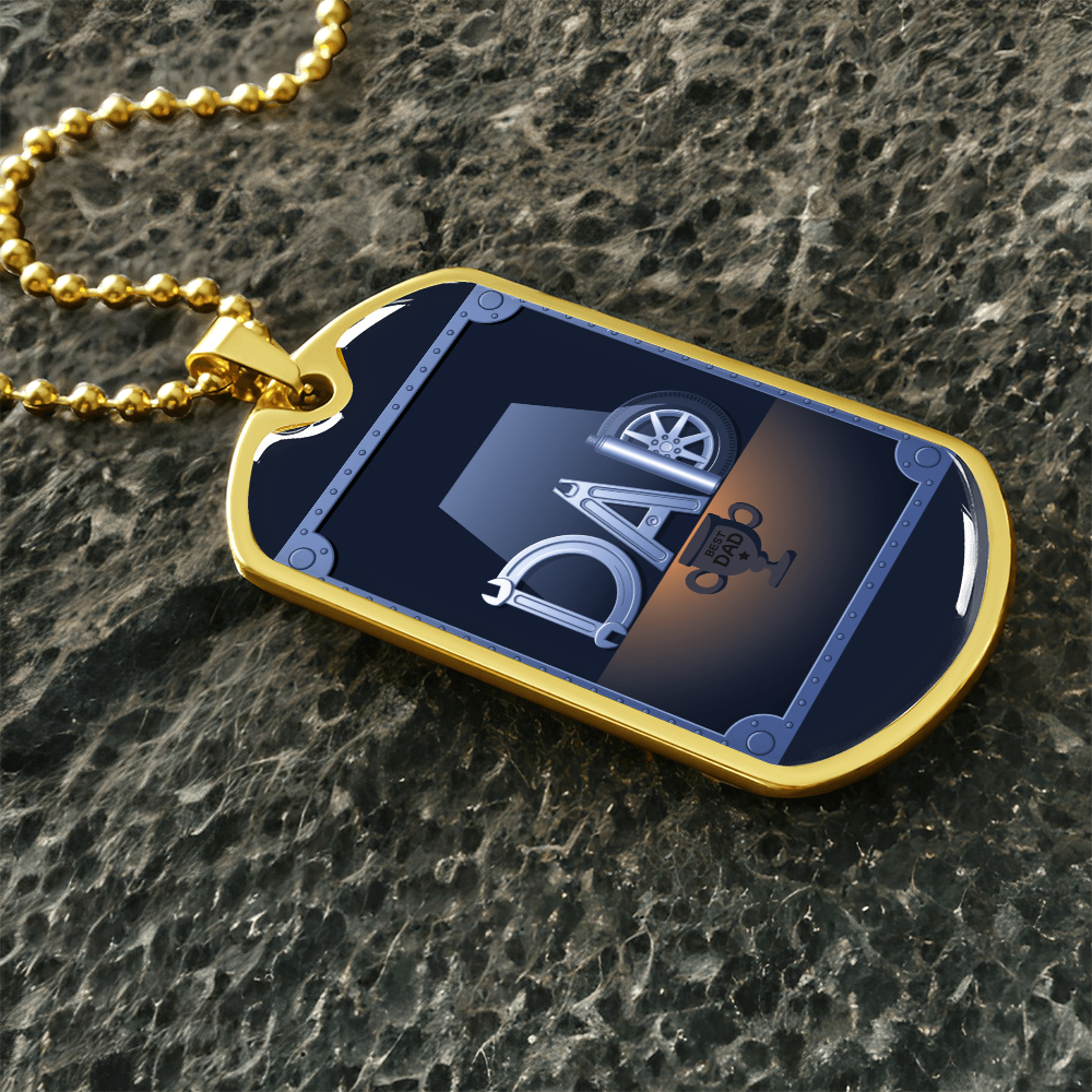 Father gift retirement custom personalized necklace fine jewelry