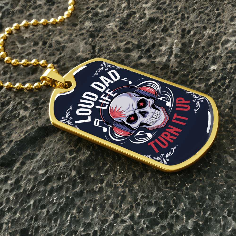 Father gift retirement custom tag necklace fine jewelry