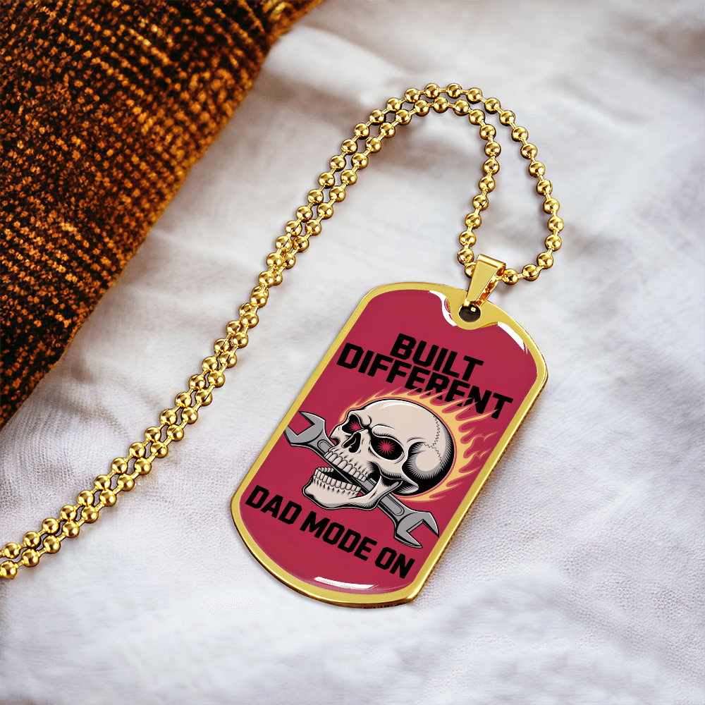 Father gift retirement personalized tag custom necklace fine jewelry