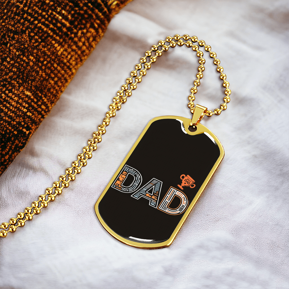 Father gift retirement personalized custom necklace fine jewelry