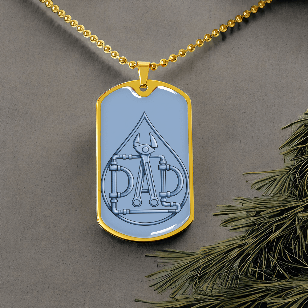 Father gift retirement personalized custom necklace fine jewelry