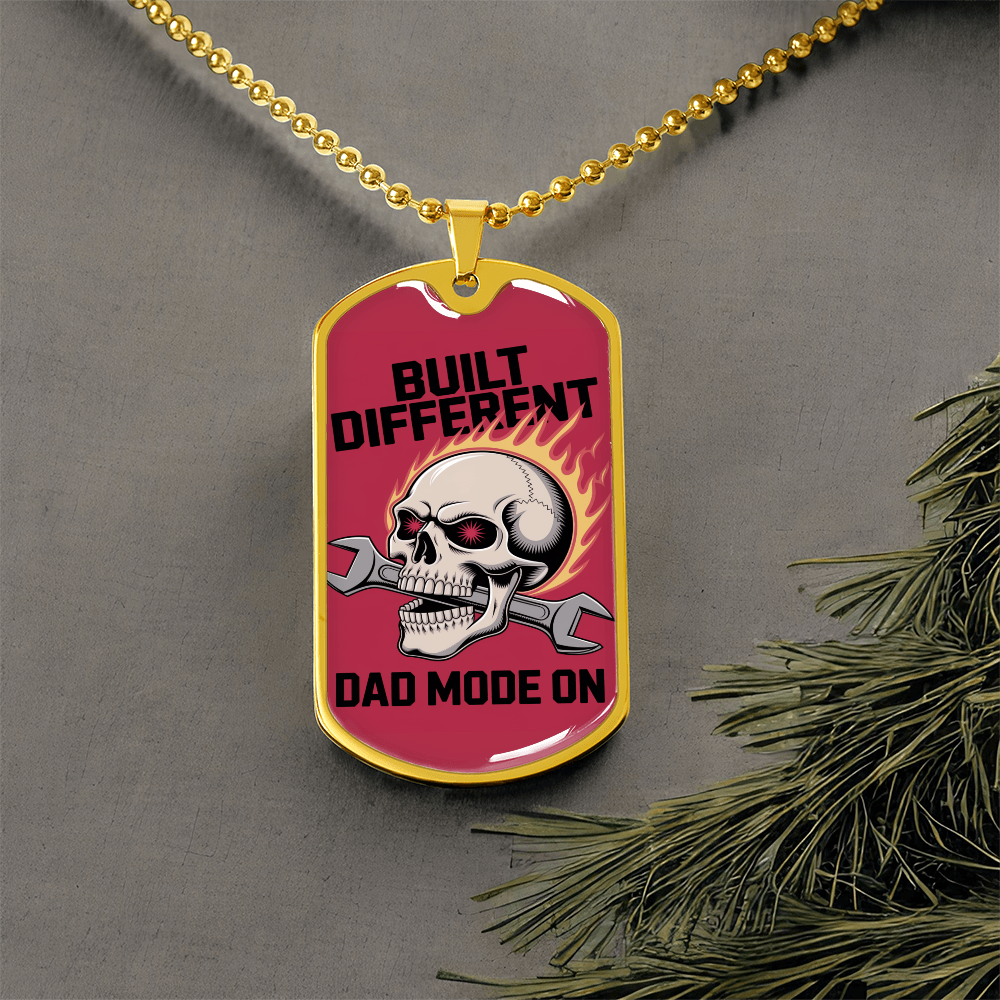Father gift retirement personalized tag custom necklace fine jewelry