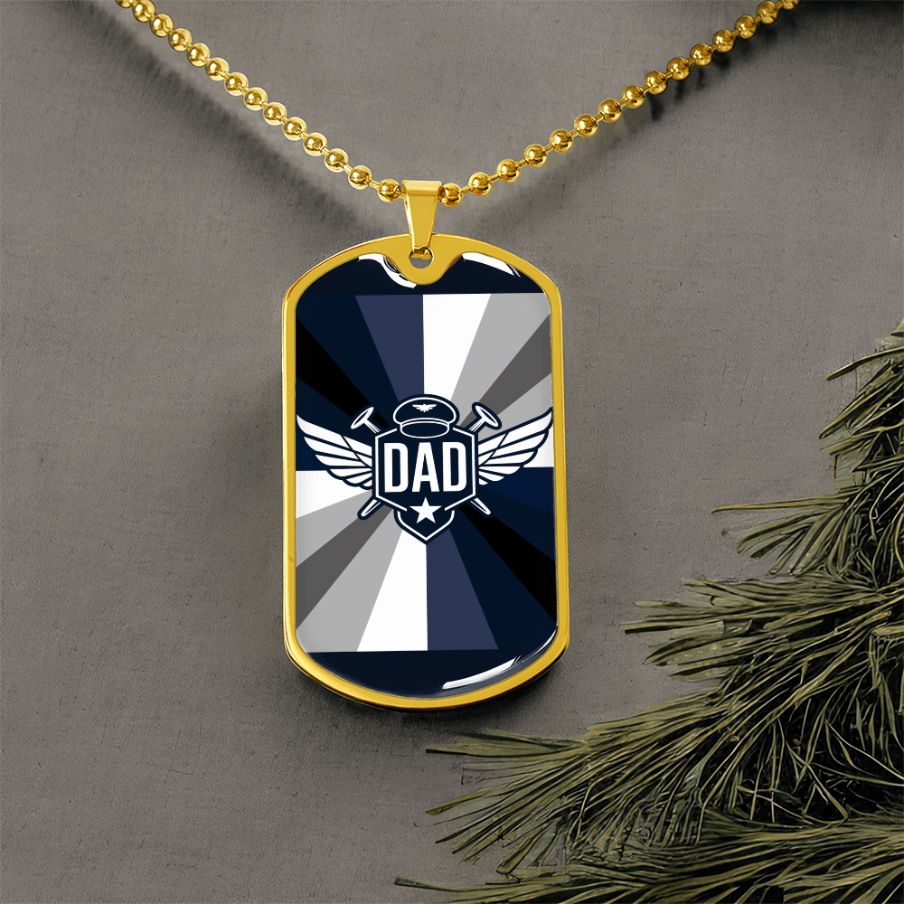 Father gift retirement personalized custom necklace fine jewelry