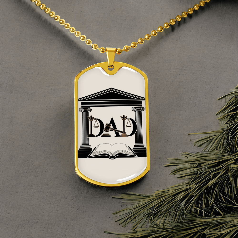 Father gift retirement personalized custom necklace fine jewelry