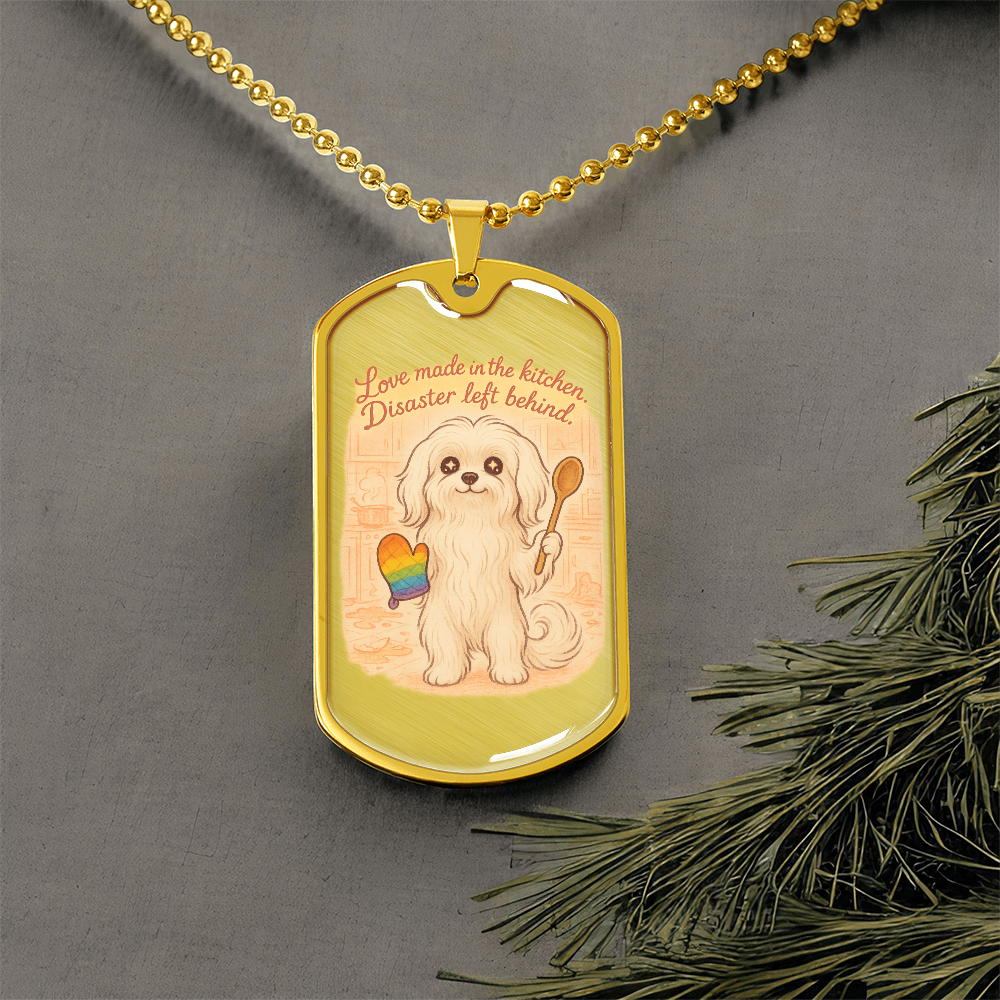 Pride Necklace Custom Name| Dog Tag Chain | Custom Dog Tag