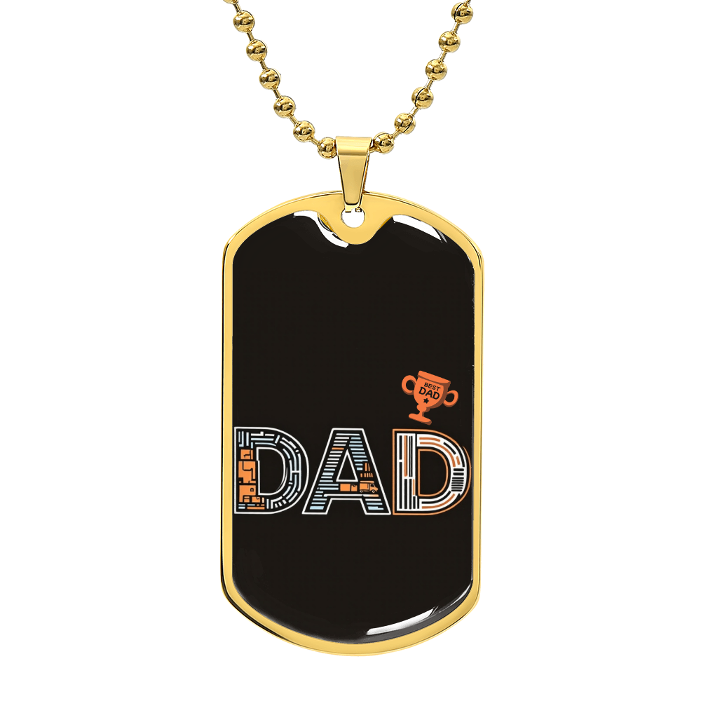 Father gift retirement personalized custom necklace fine jewelry