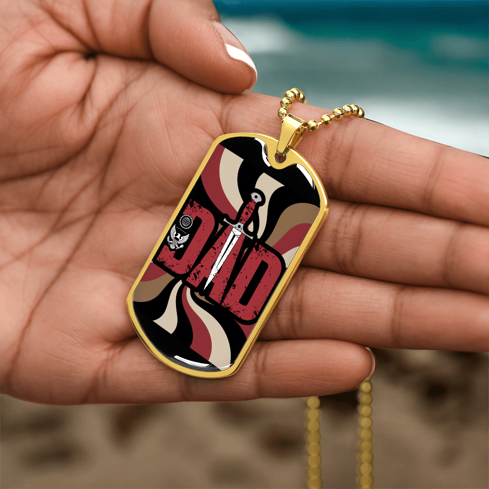 Father gift retirement personalized custom necklace fine jewelry
