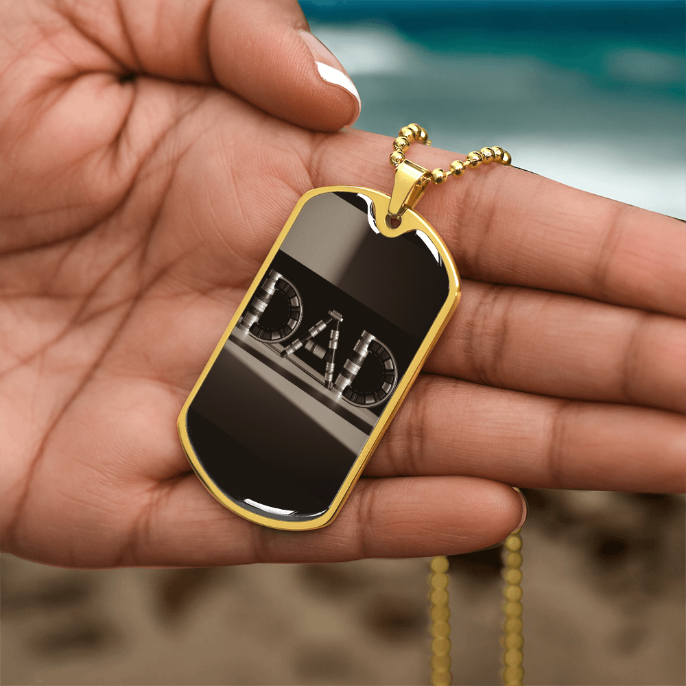 Father gift retirement personalized custom necklace fine jewelry